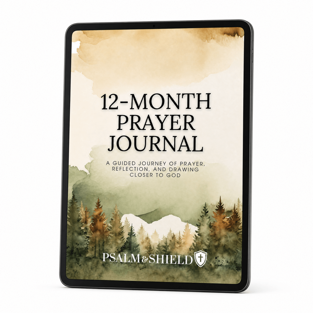 12-Month Prayer Journal (Digital Download) - Psalm & Shield
