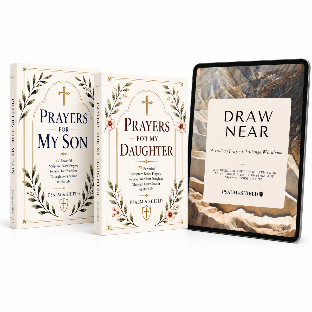 Son & Daughter Gift Pair + 30-Day Prayer Challenge (Digital Gift) - Psalm & Shield